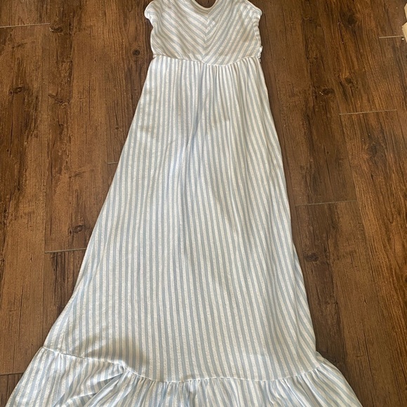 Caution To The Wind Dresses & Skirts - Summer Striped Blue and White Kids Dress Small